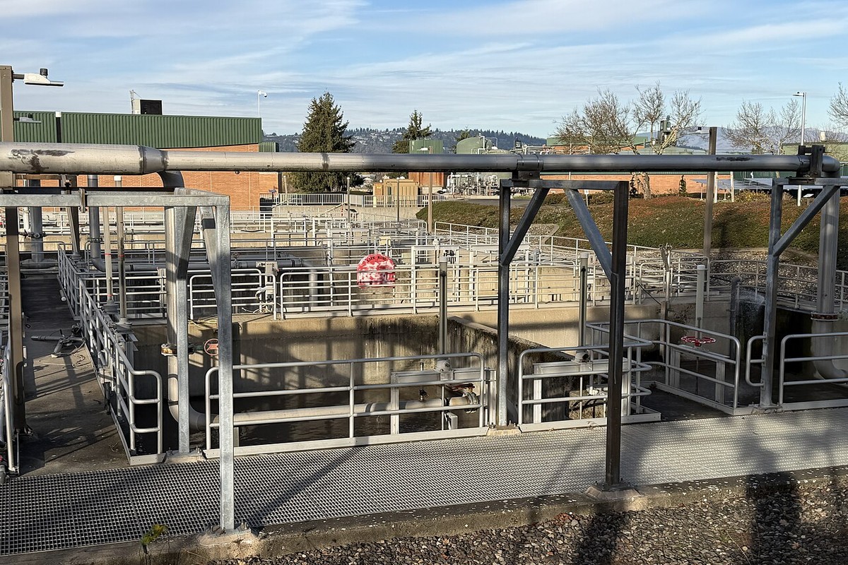 Industrial water treatment plant